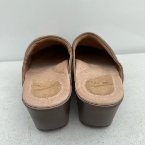 Dansko Brenda Mule Clogs Brown Green Burnished Leather Size 41-10,5-11 - Picture 7 of 8